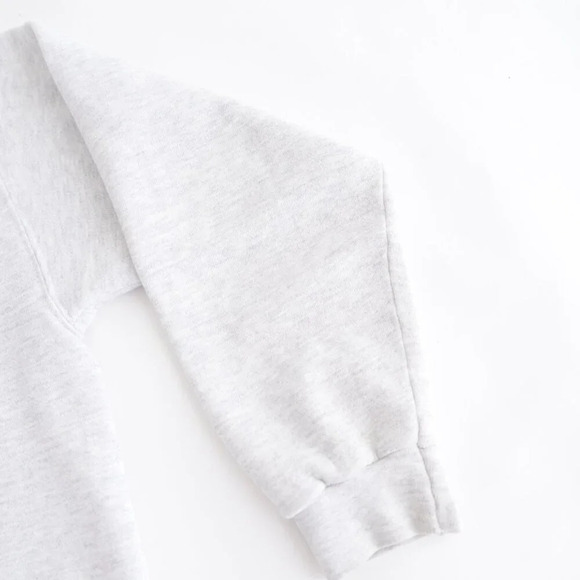 Vintage 90S Lee Heavyweight  Gray Put-In-Bay Airport Crew Neck Sweater XL - Picture 6 of 10